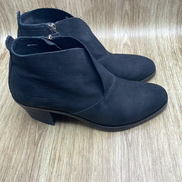 Eileen Fisher Leather Black Anke Boot - Picture 2 of 11